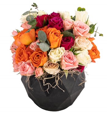 mini gül tasarım çiçekleri